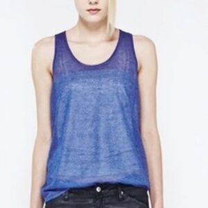 NWOT Cop Copine French ‘PULL RENNES’ Shimmer Halter Top
